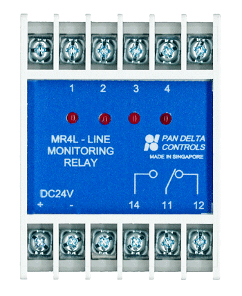 MR-4x - Wirebreak Line Monitoring Relay